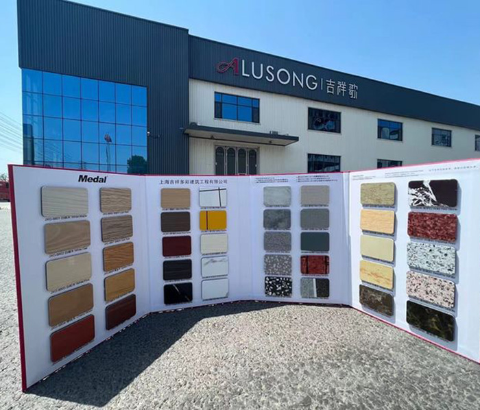 Alusong High Quality Indoor and Outdoor Decoration Materials Aluminium Composite Panel