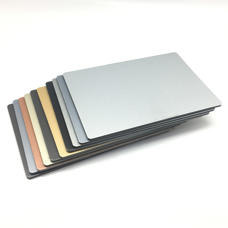 silver color 4mm acp aluminum composite panel for outdoor