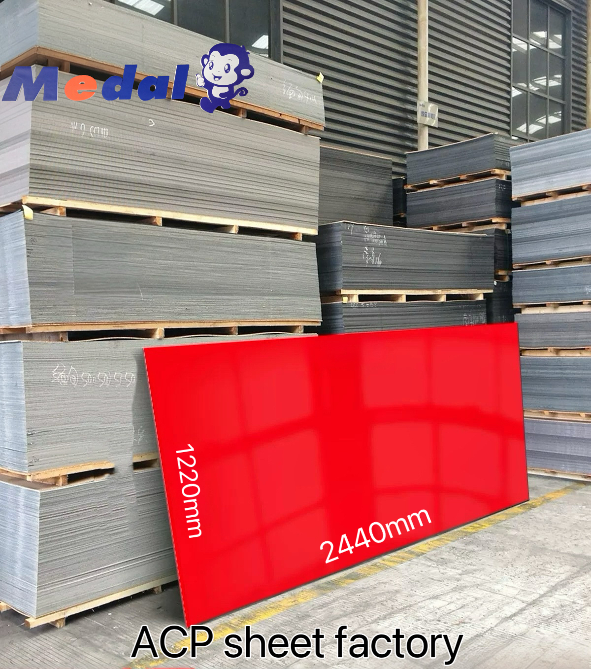 4mm outdoor wall cladding aluminium composite panels