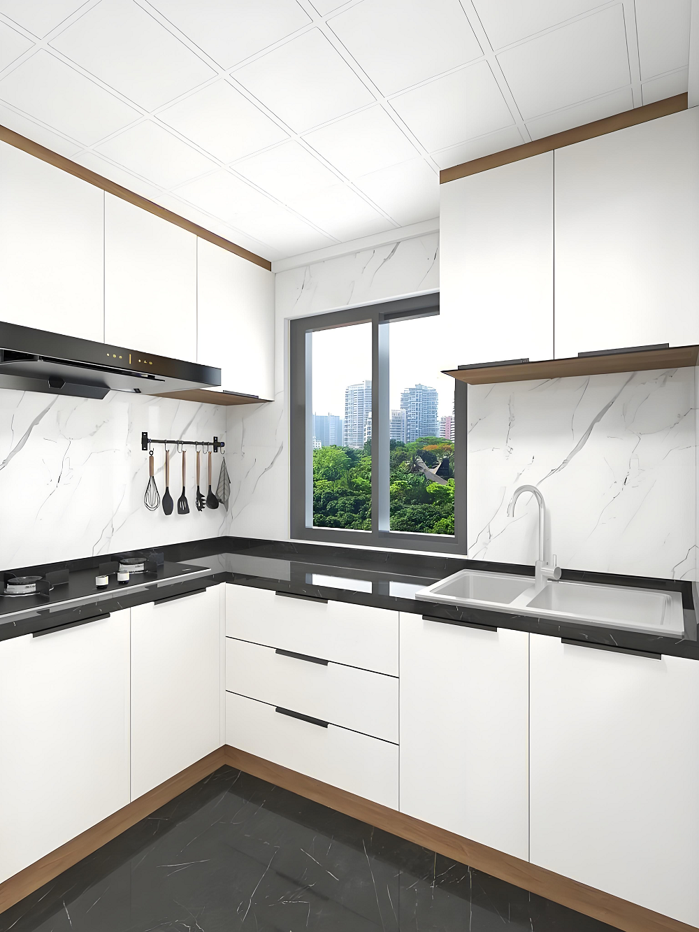 Alusong ACP ACM Panel 3.5mm Kitchen Renovation Aluminum Composite Panel